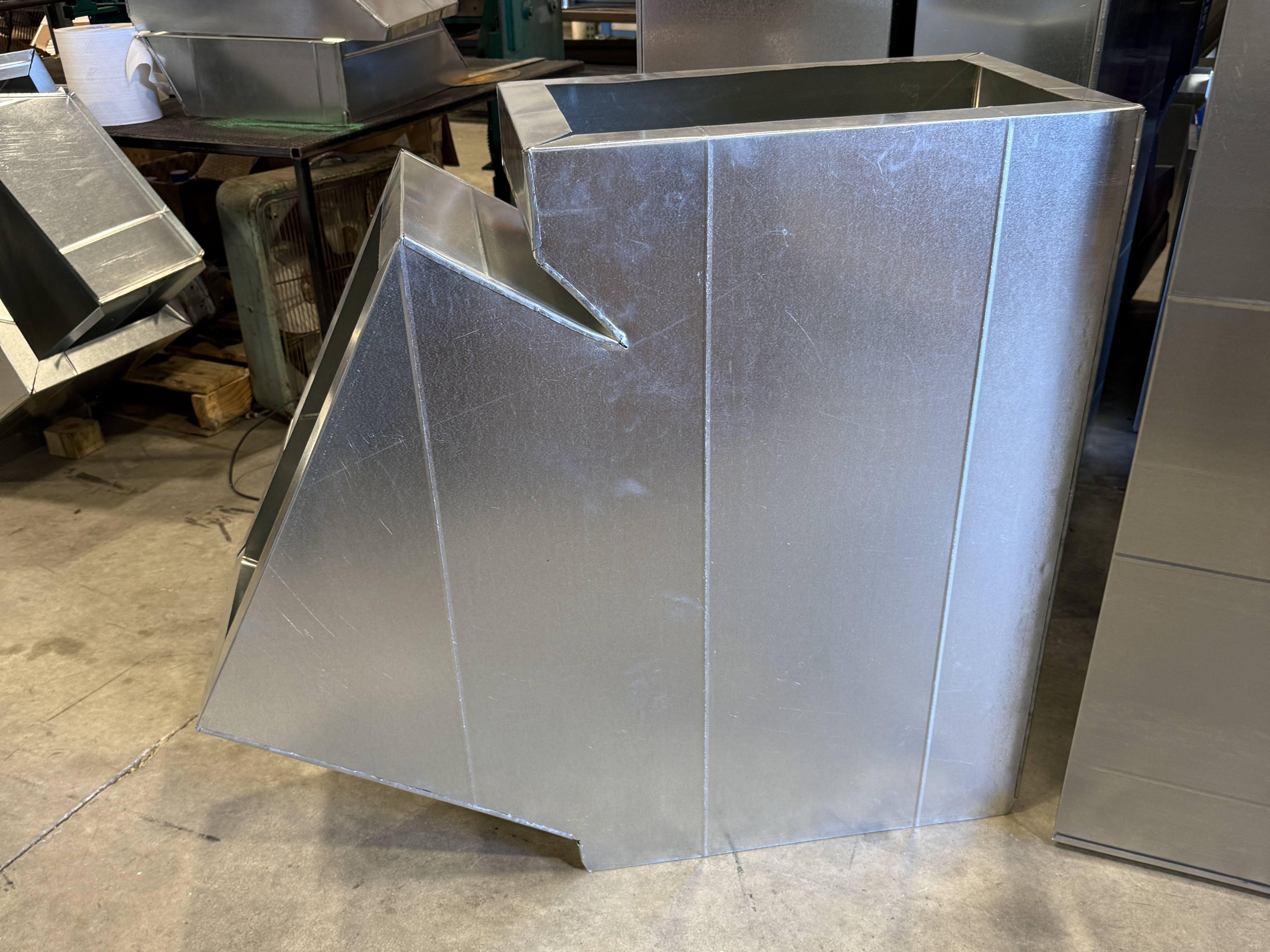 custom sheet metal — offsetting Y