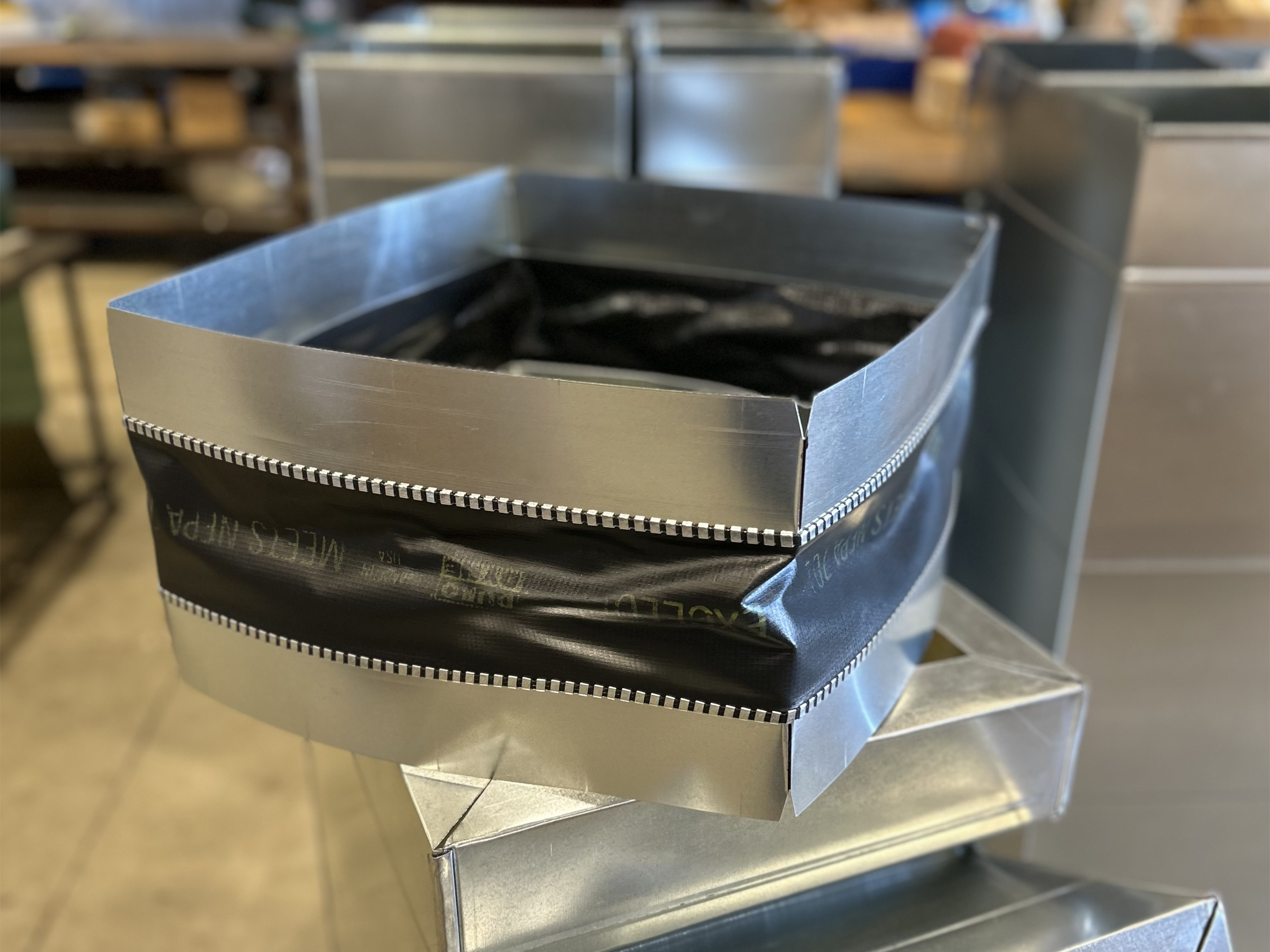 custom sheet metal — flex connector